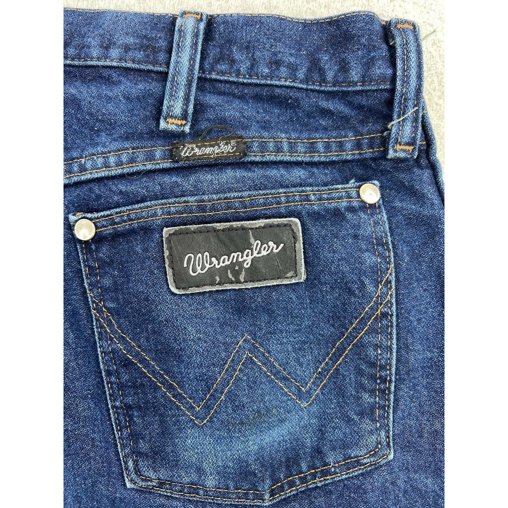 Wrangler Cowboy Cut Jeans Men's 34x36 Blue 13MSEDD Silver Edition Western